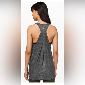 Lululemon Size 10 Essential Tank, Heathered Black